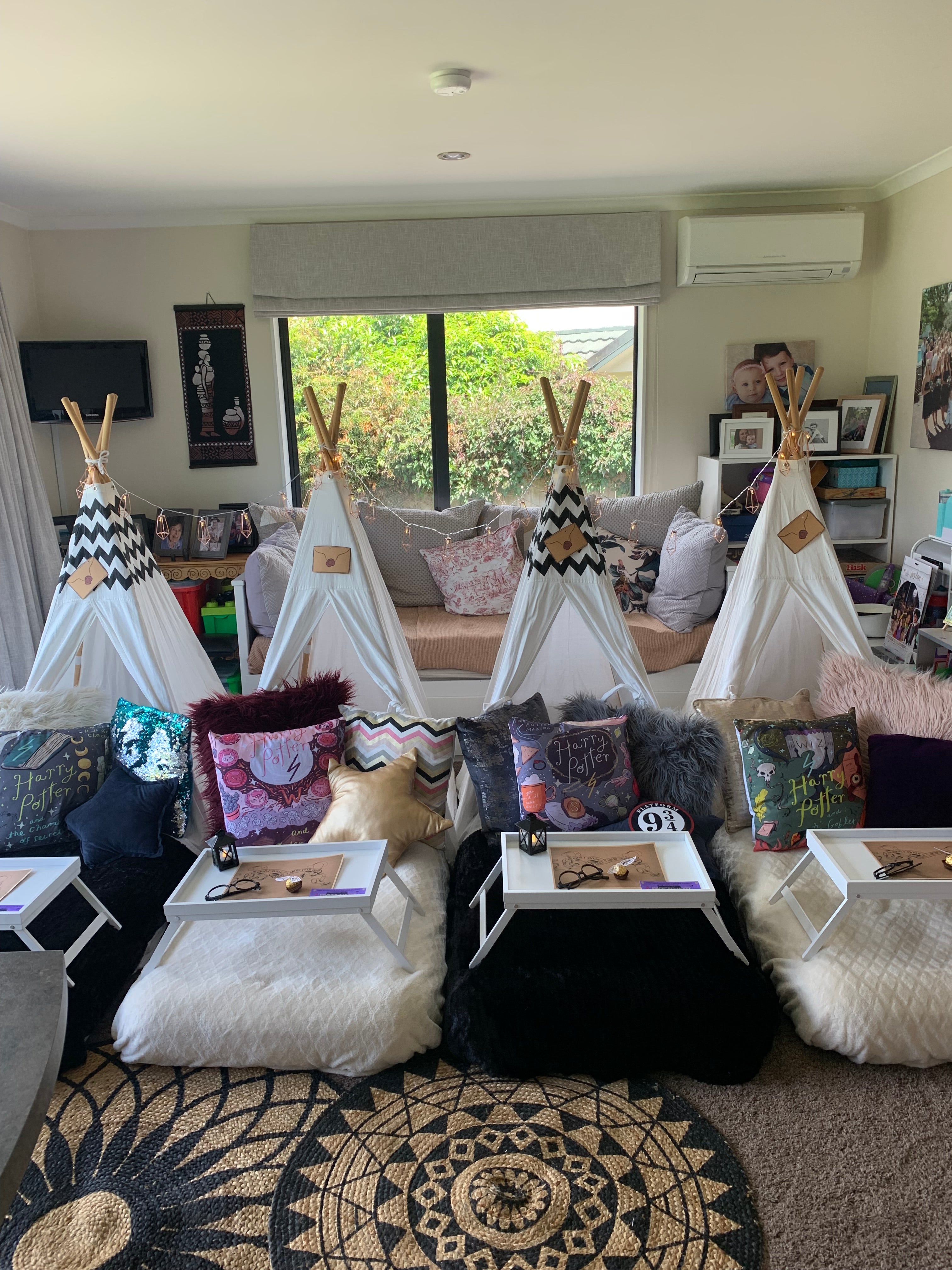 Harry Potter themed sleepover party Wellington