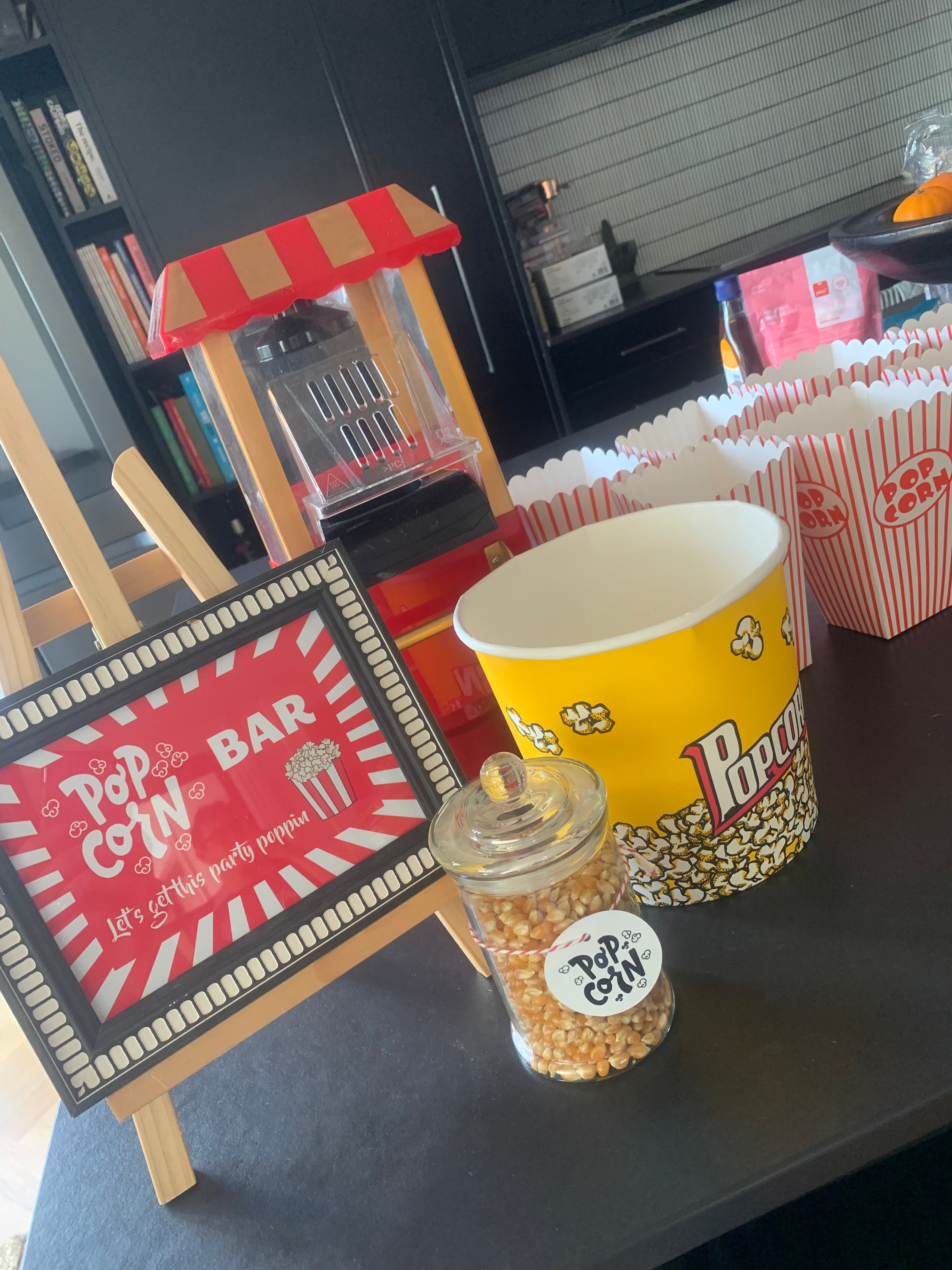 Popcorn station hire in Wellington for the best sleepover ever