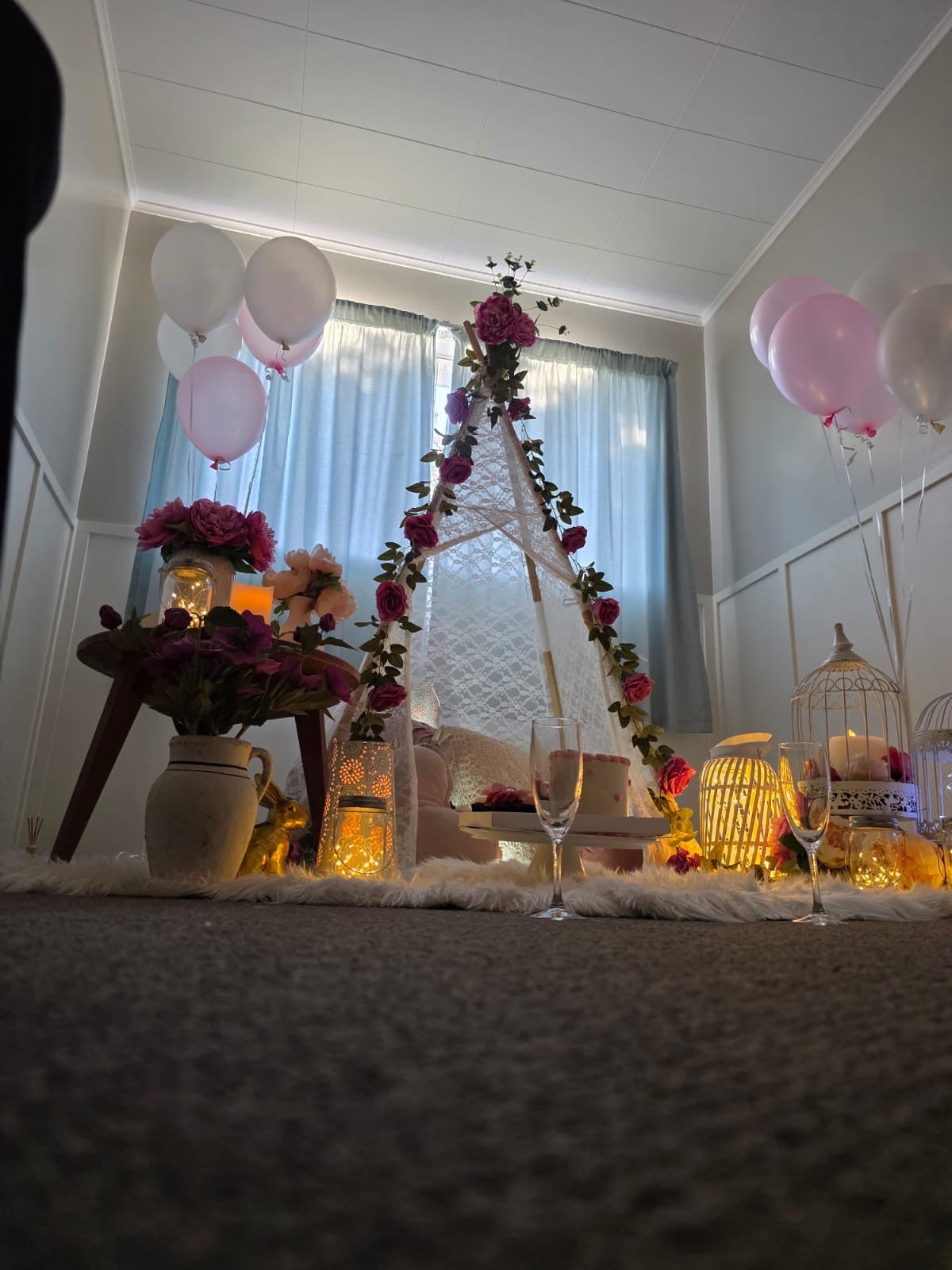 Anniversary or special teepee setup Wellington