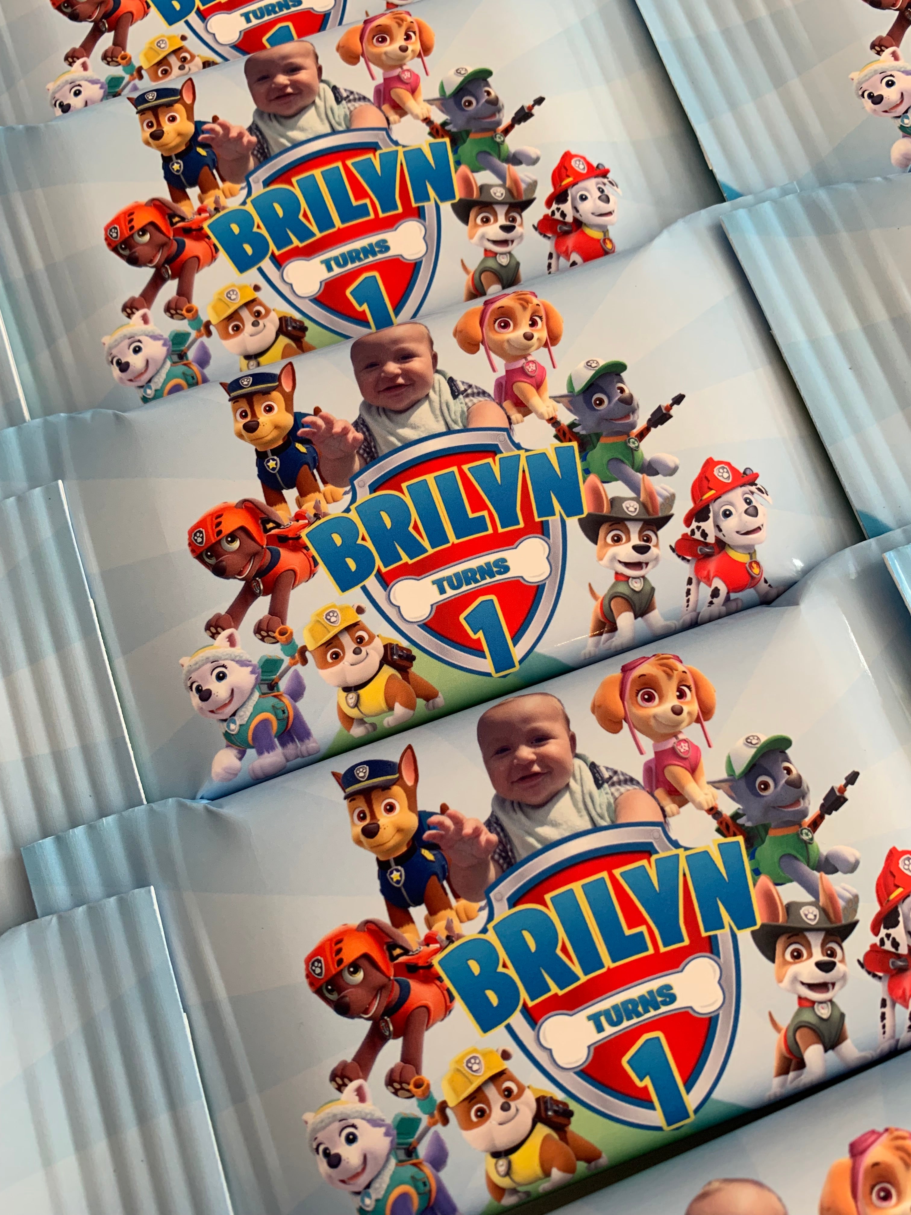 Paw Patrol themed personalised chocolates nz