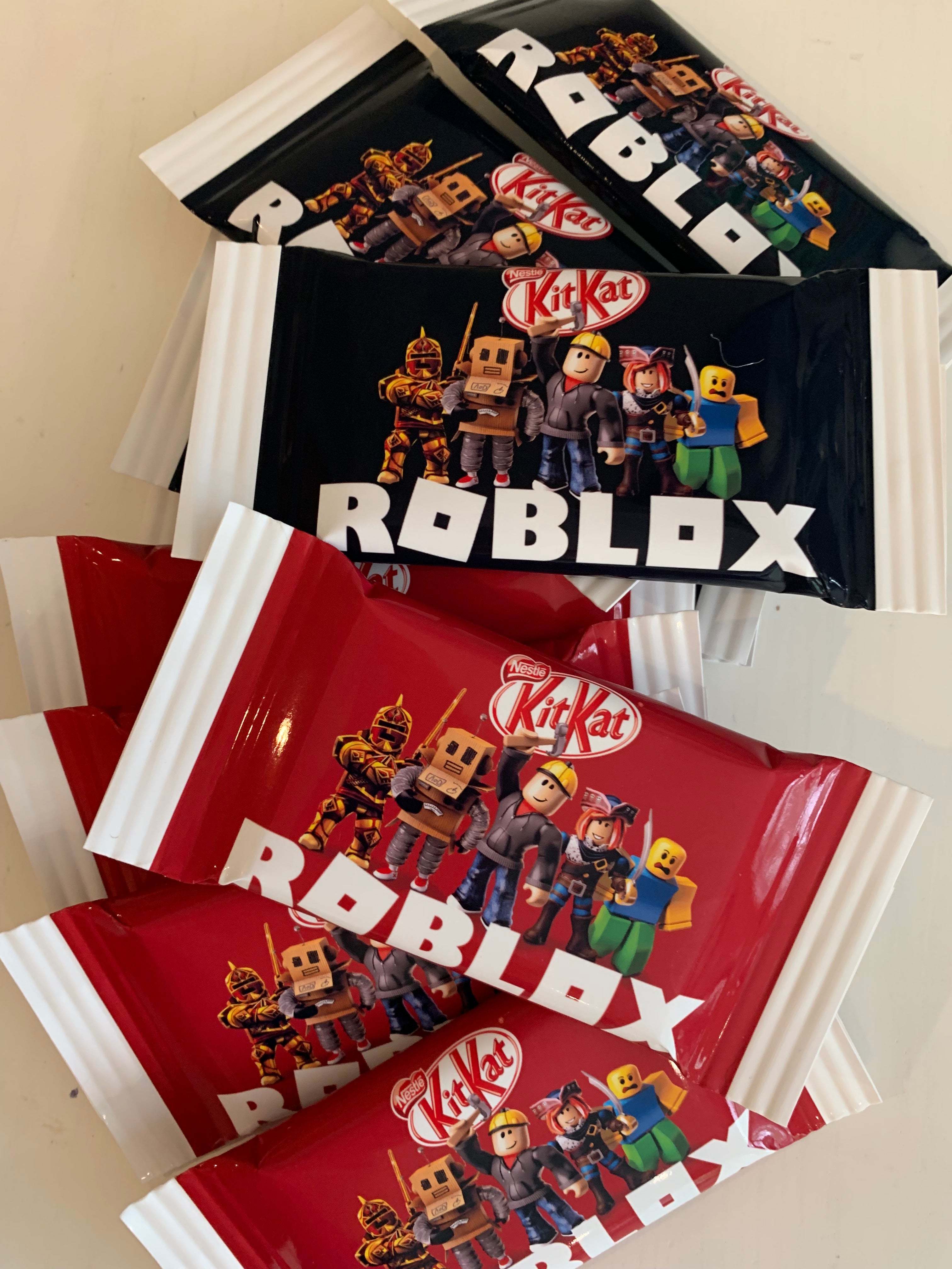 Roblox themed kit kats