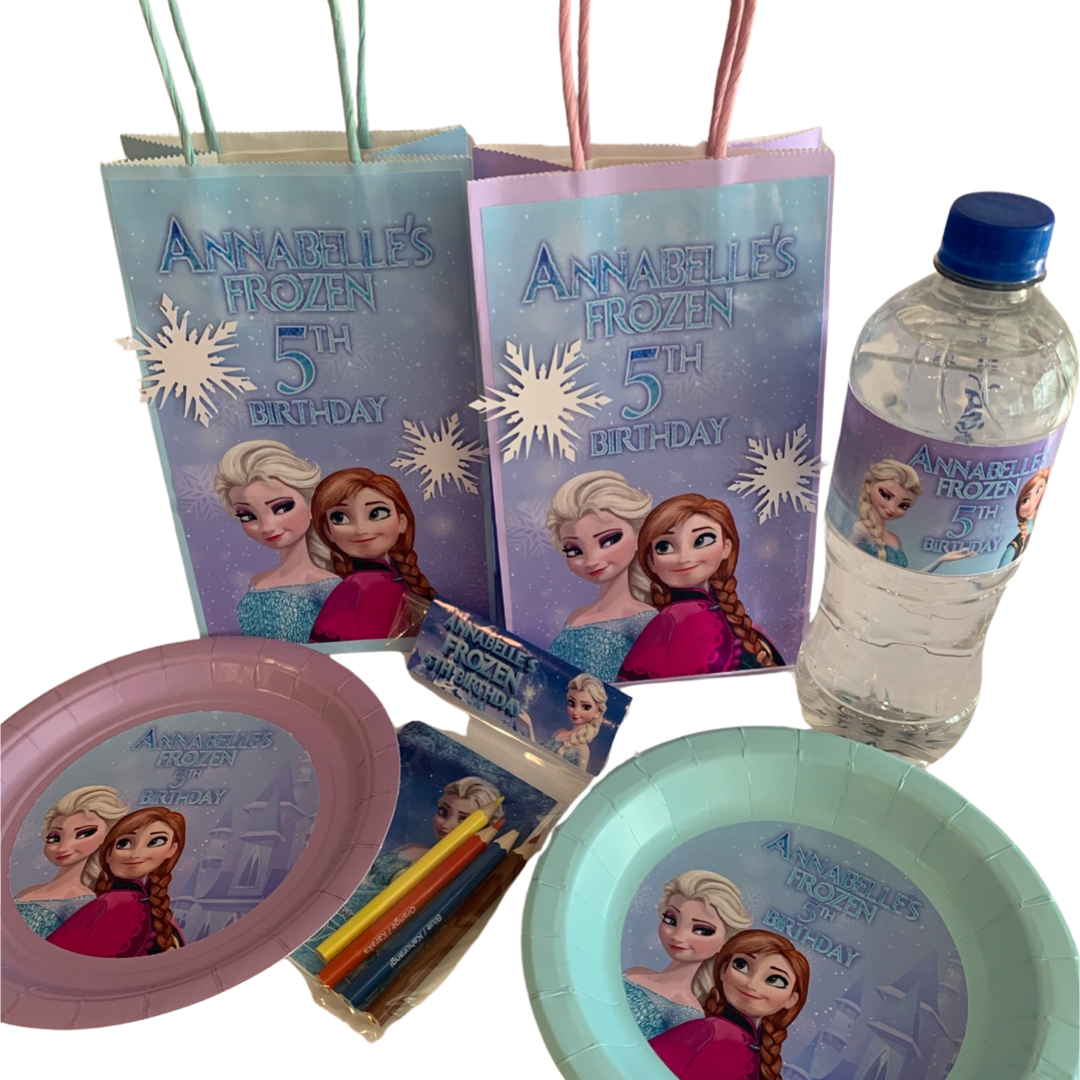 Frozen personalised party supplies nz