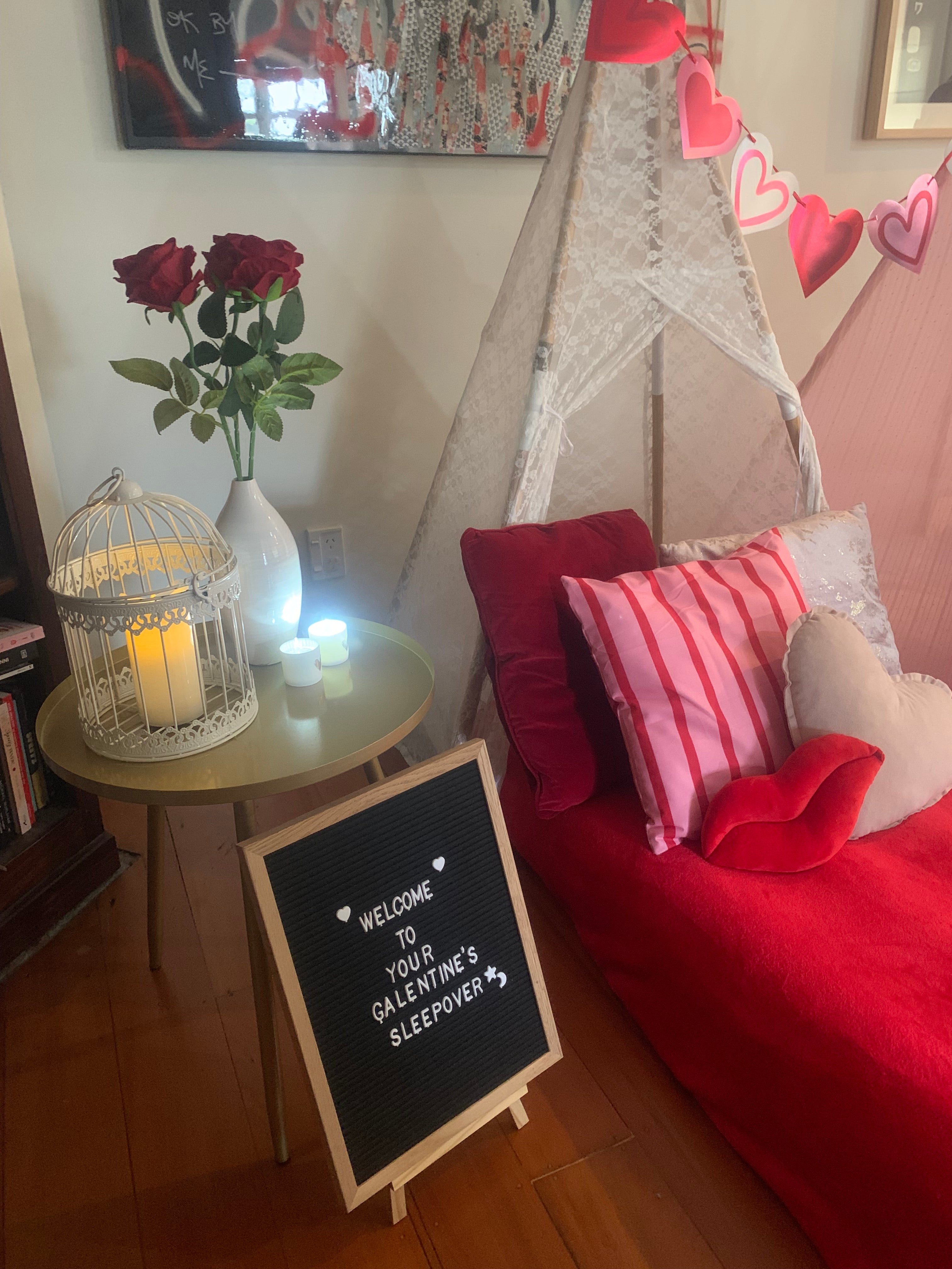 Galentines themed party ideas Wellington