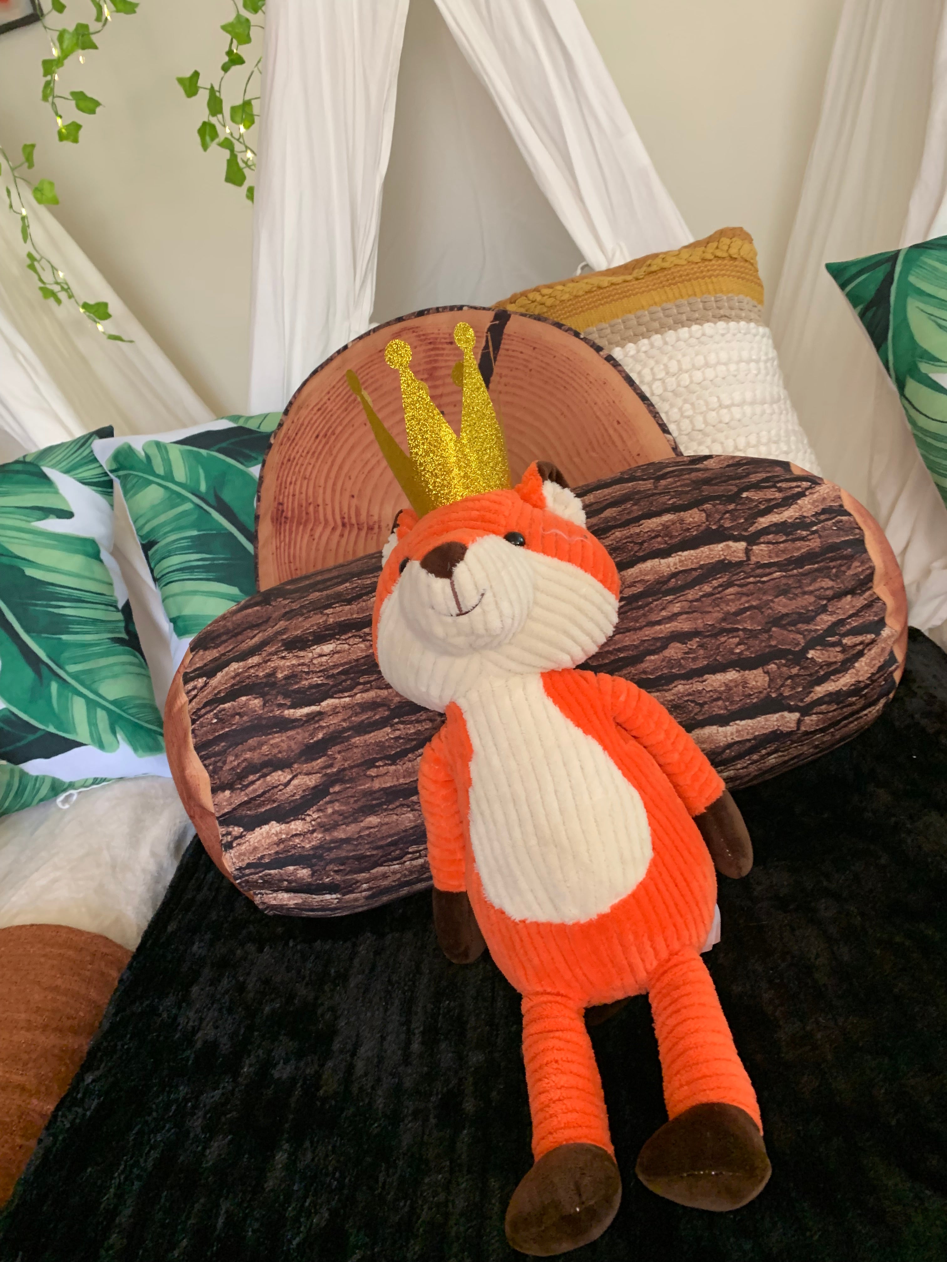 Woodland foxy animal teepee slumber party hire Wellington