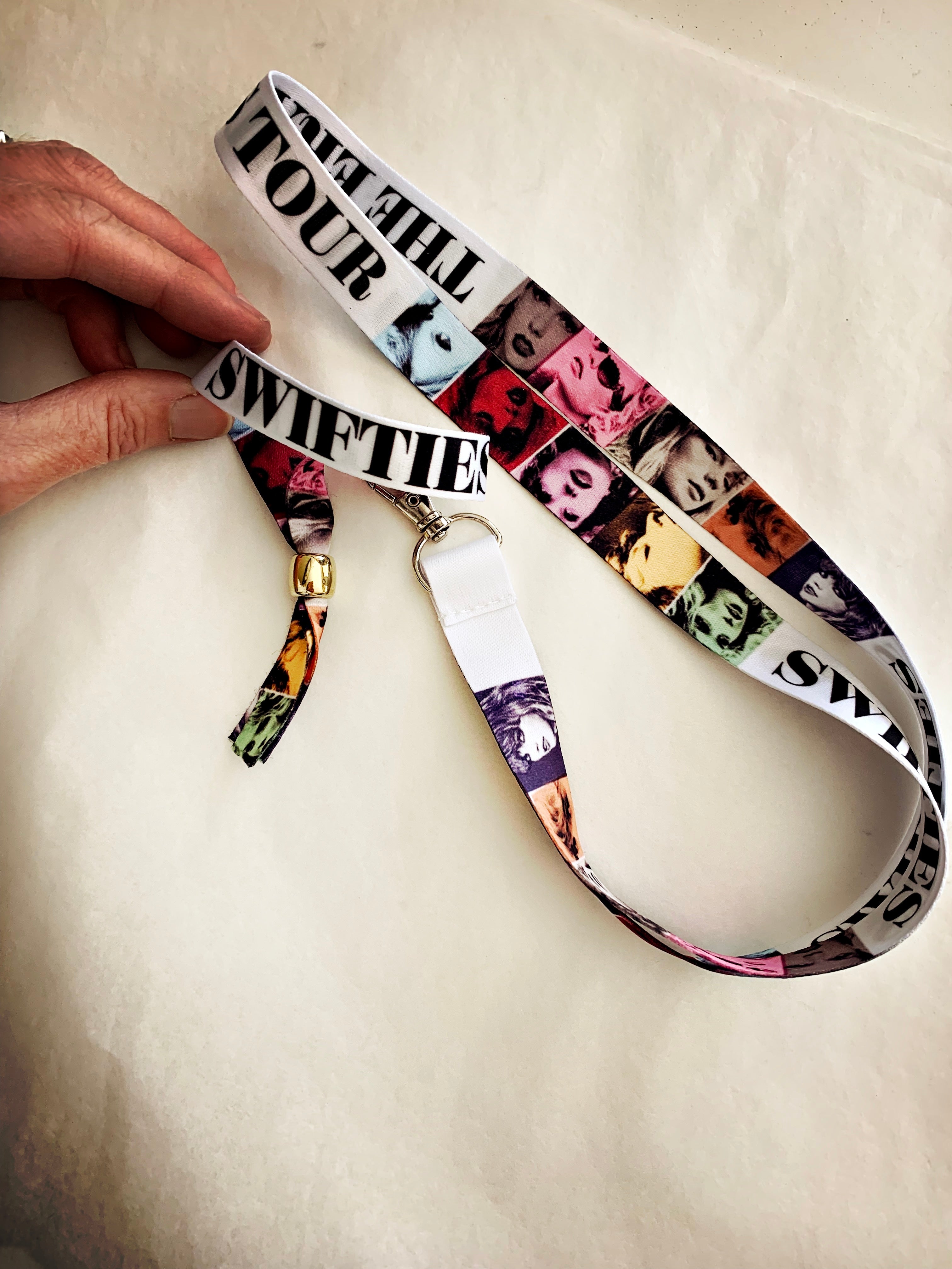 Taylor swift swiftie personalised lanyard eras tour