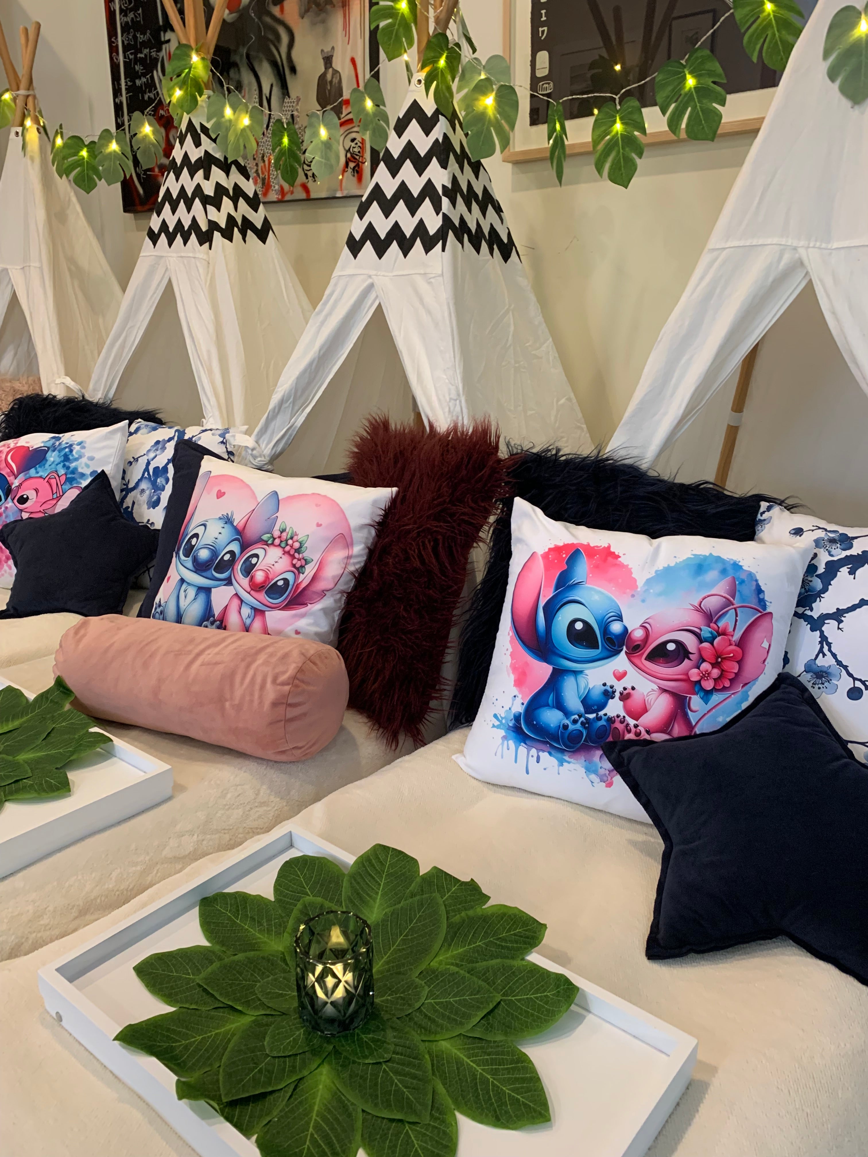 Wellington party planner Stitch and Angel themed party supplies