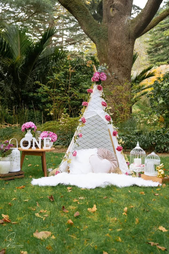 Gorgeous teepee photoshoot Wellington first birthday ideas