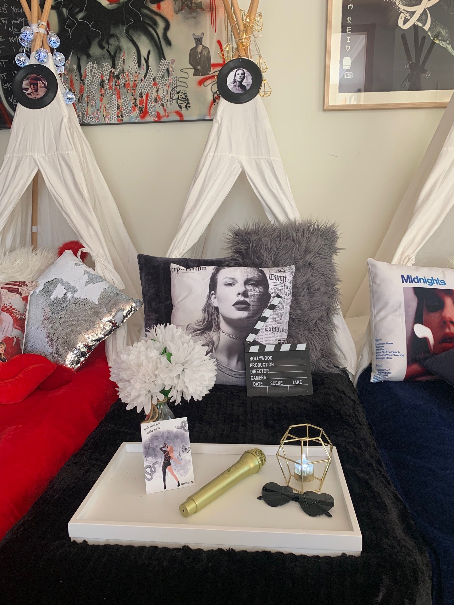 Taylor Swift Eras Tour teepee sleepover party Wellington