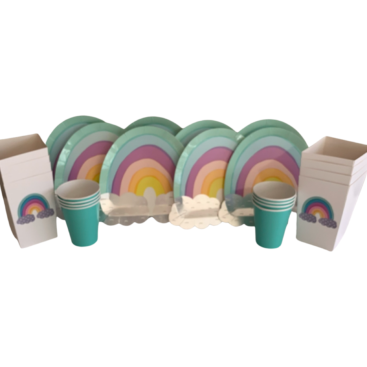 Mini pastel rainbow party box
