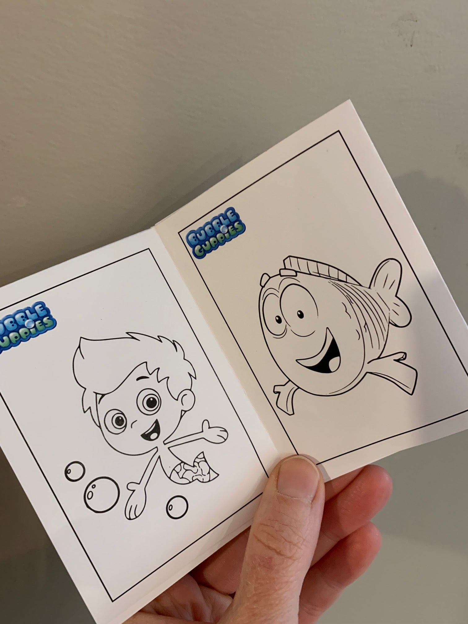 Bubble guppies kids colouring