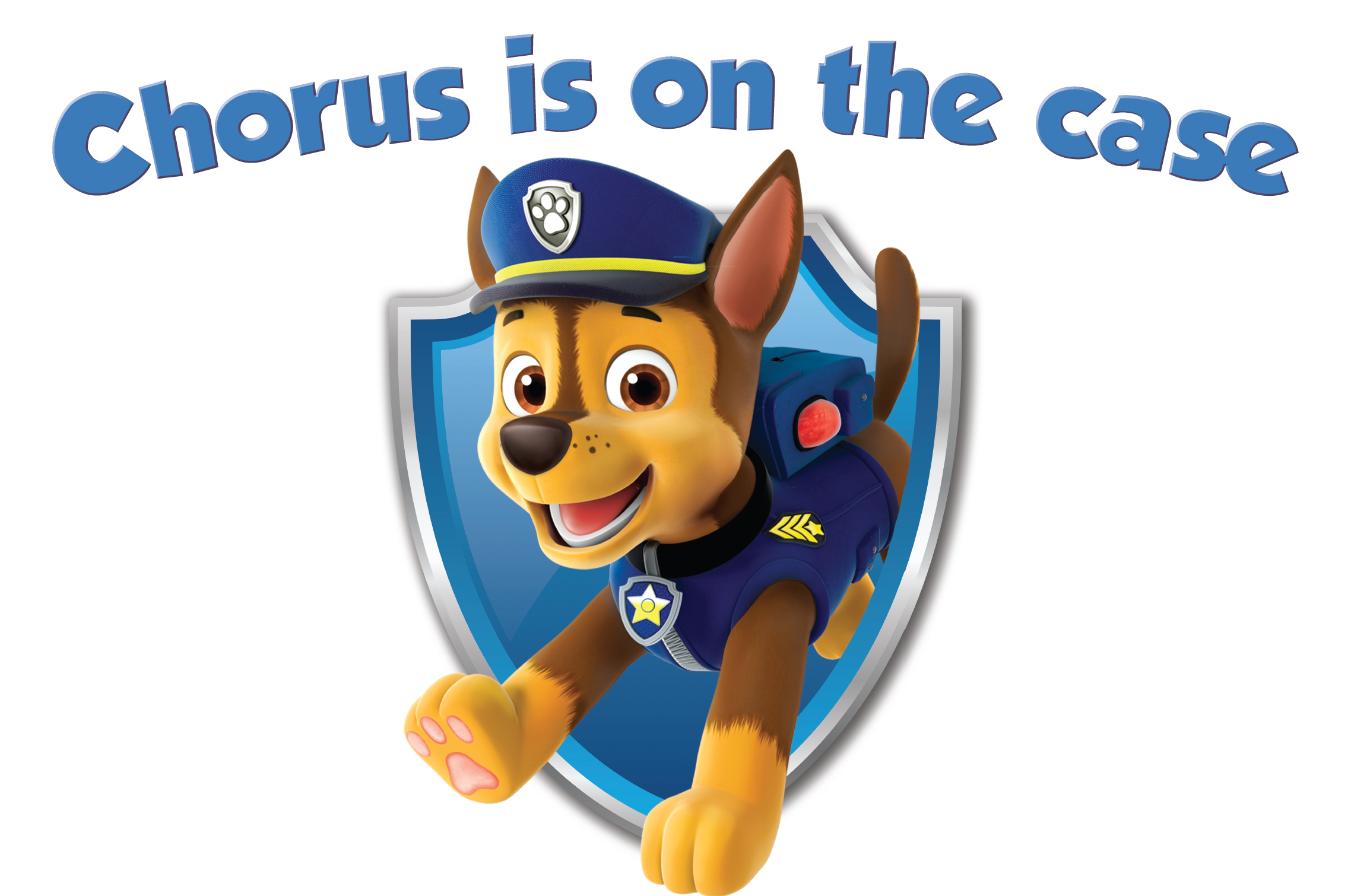 Paw Patrol Chase backdrop