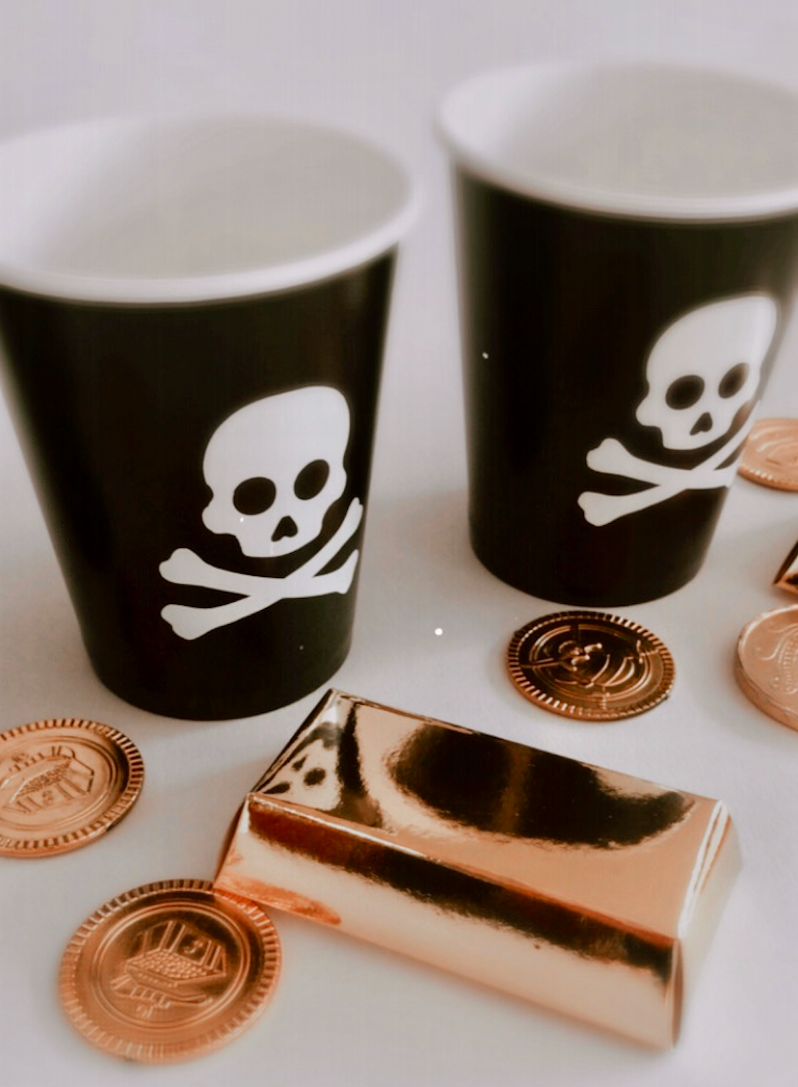 Pirate gold bar favour boxes