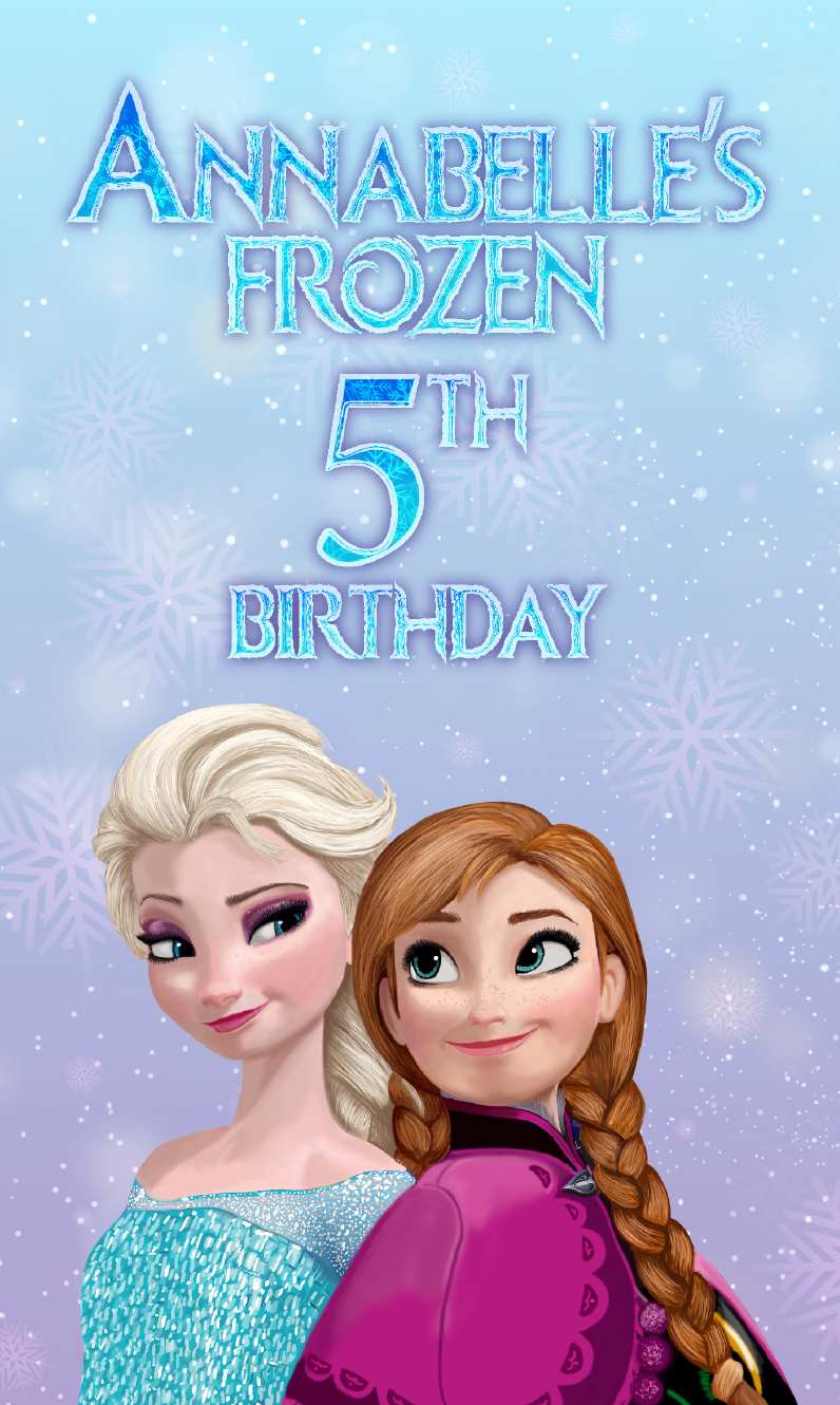 Frozen themed personalised gift bags nz