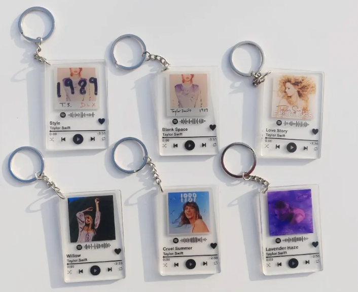 Taylor swift themed key rings nz