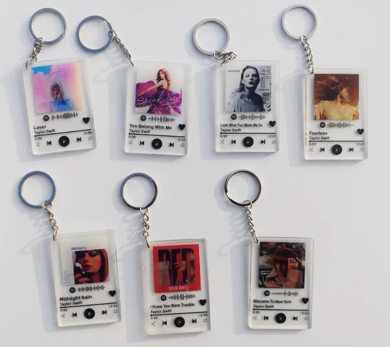 Taylor Swift album key rings nz