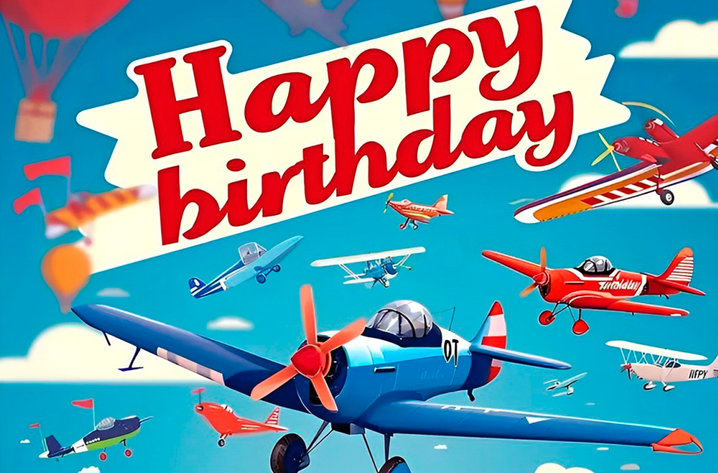 Plane themed party backdrop nz party supplies
