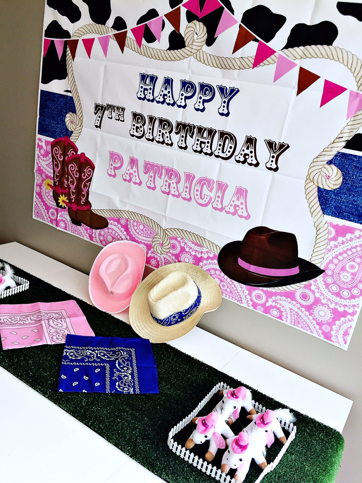 Cowgirl party supplies