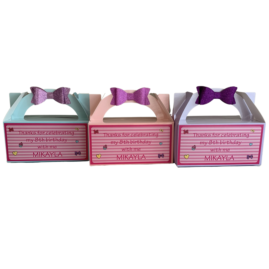 Pastel large personalised gift boxes