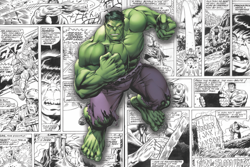 HULK personalised vinyl backdrop