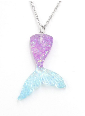 Mermaid tail necklace party favour
