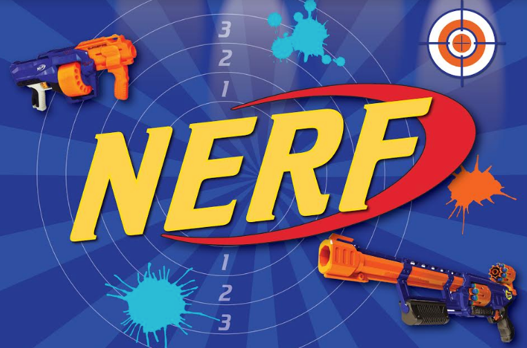 Nerf party backdrop