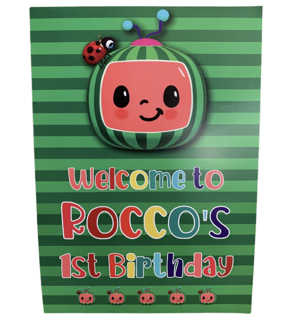 Cocomelon welcome poster