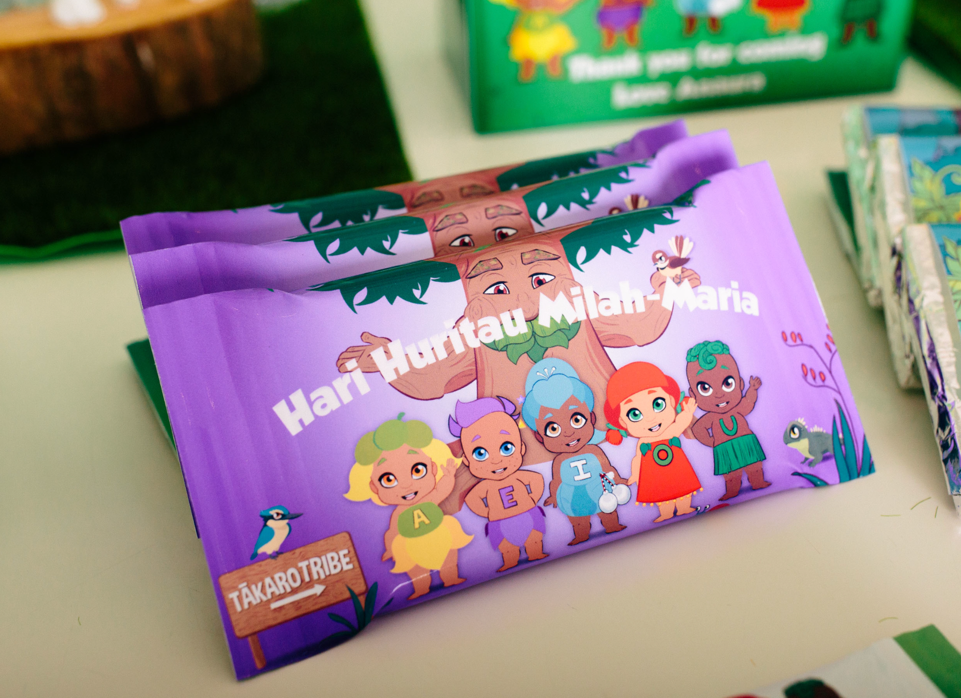 Takaro tribe personalised chocolates