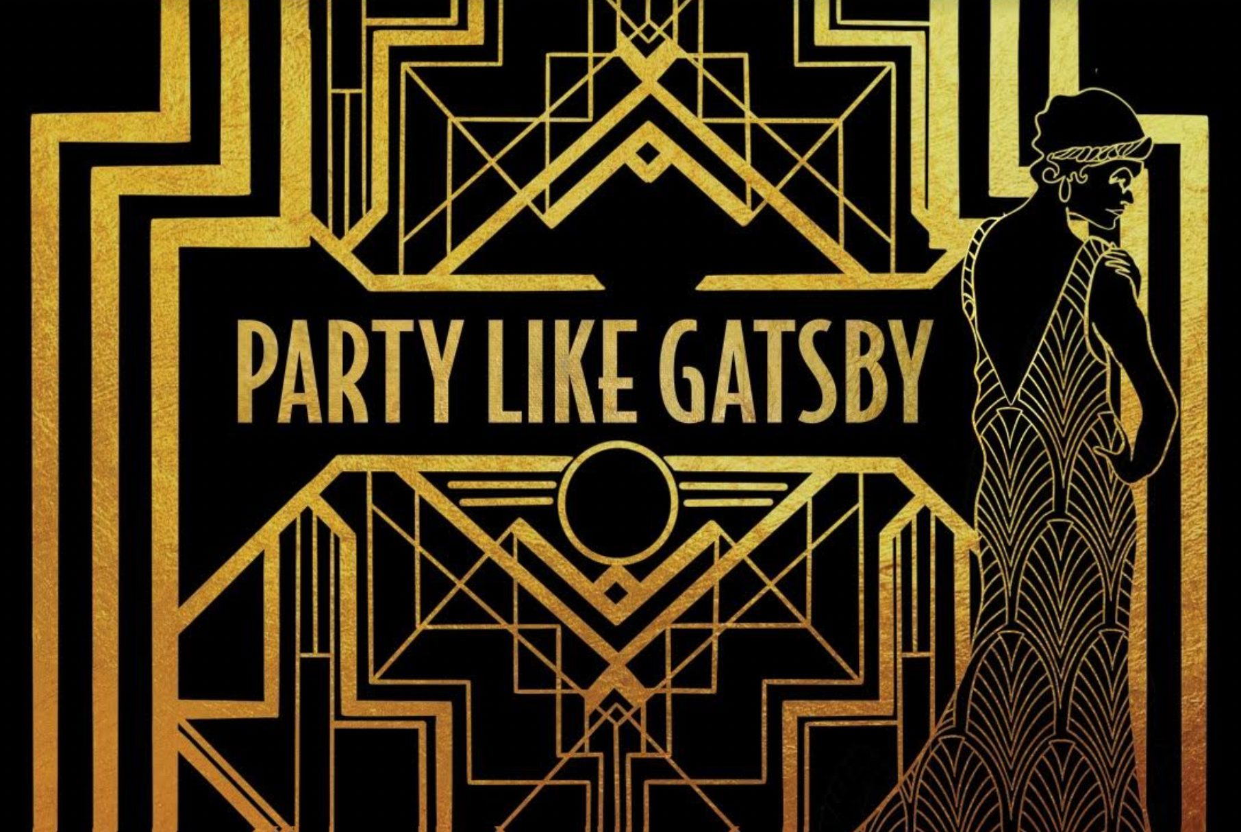 Party like Gatsby backdrop