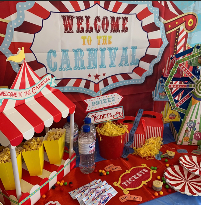 Circus carnival party supplies