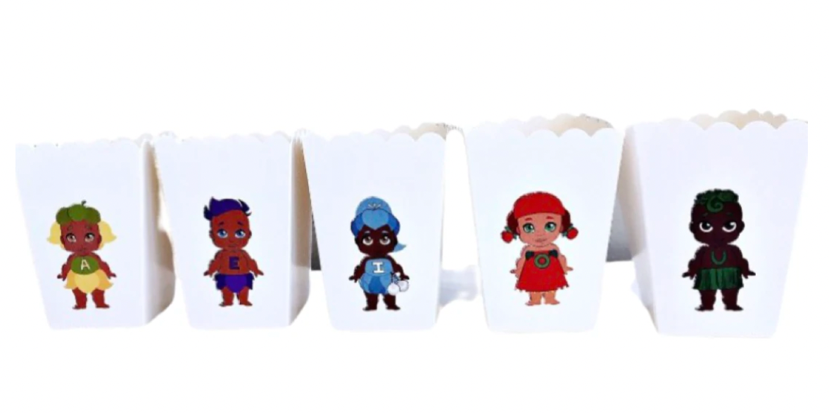 Takaro tribe popcorn boxes