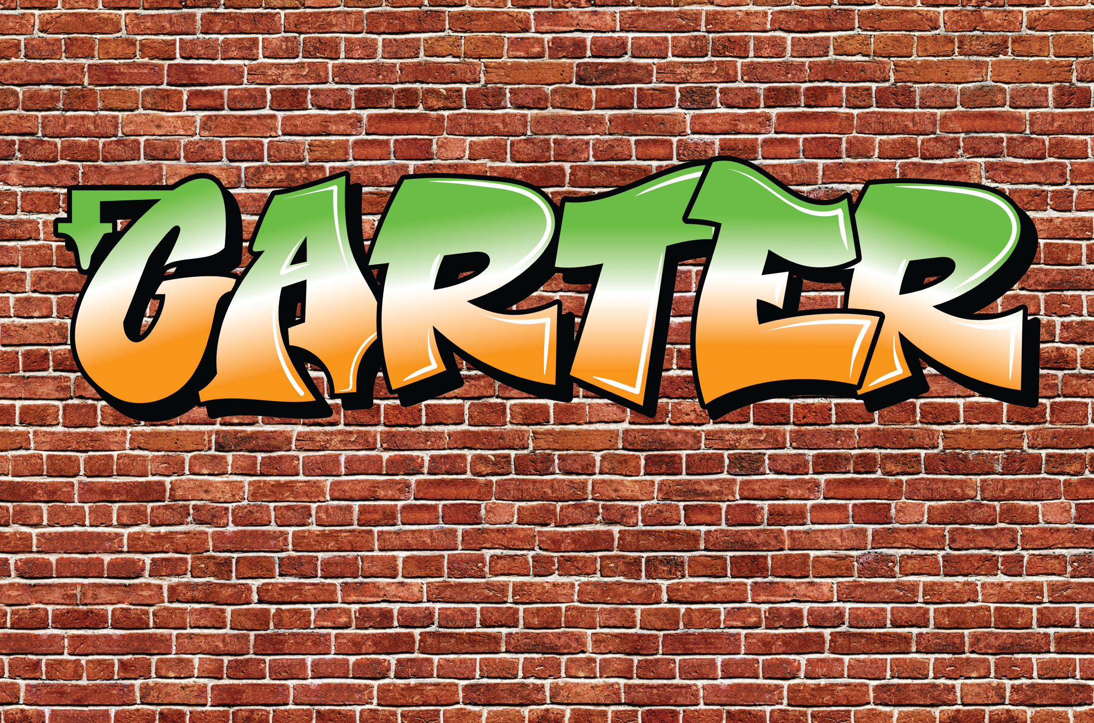 Grafitti hip hop personalised backdrop