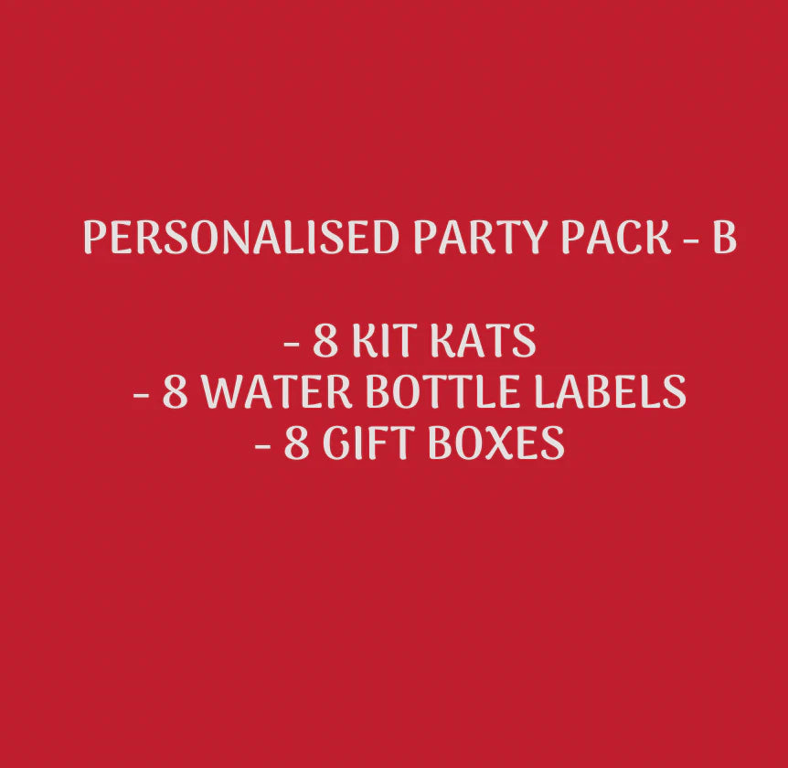 Personalised party packs