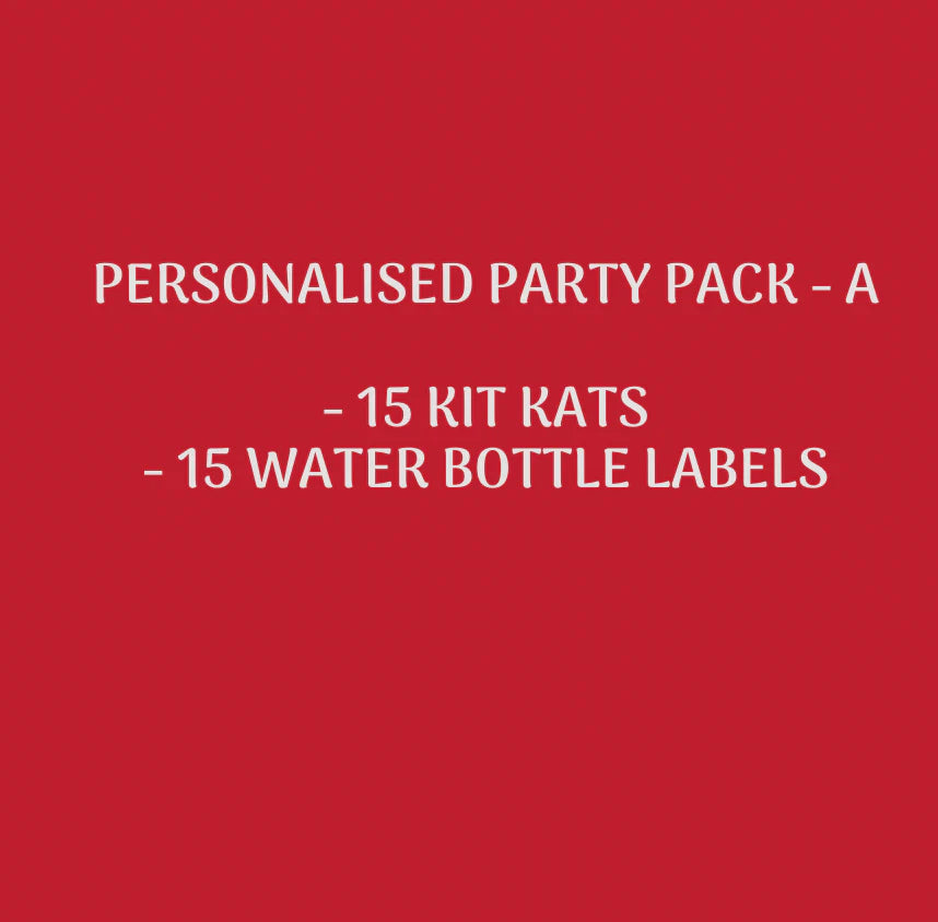 Personalised party supplies