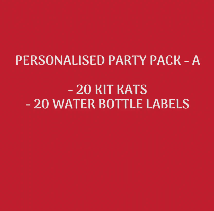 personalised party packs