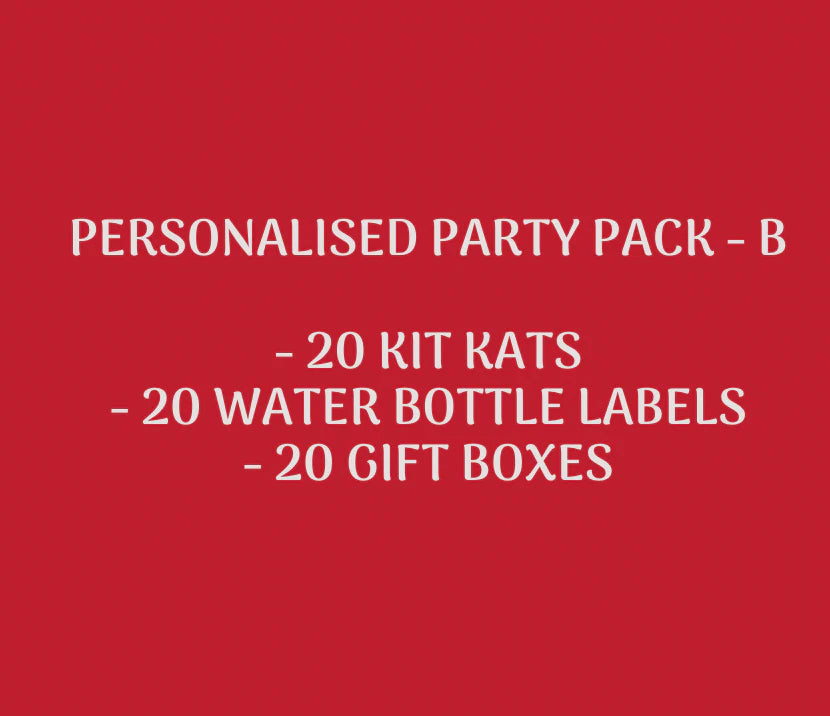 personalised party packs
