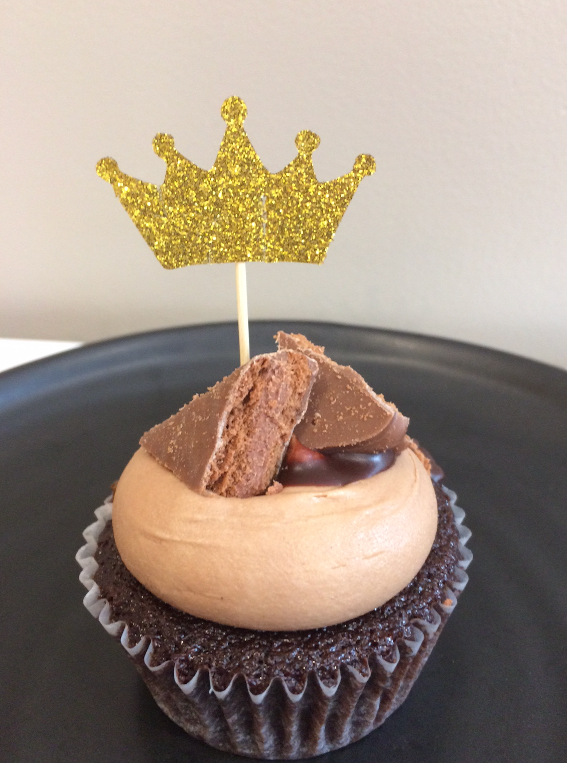 Crown cupcake toppers