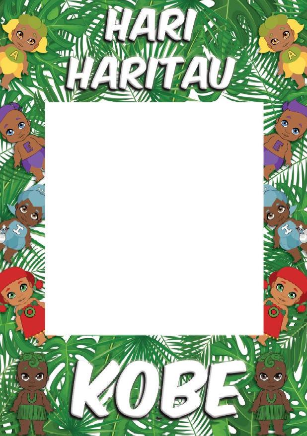 Photobooth selfie frame Tākaro Tribe