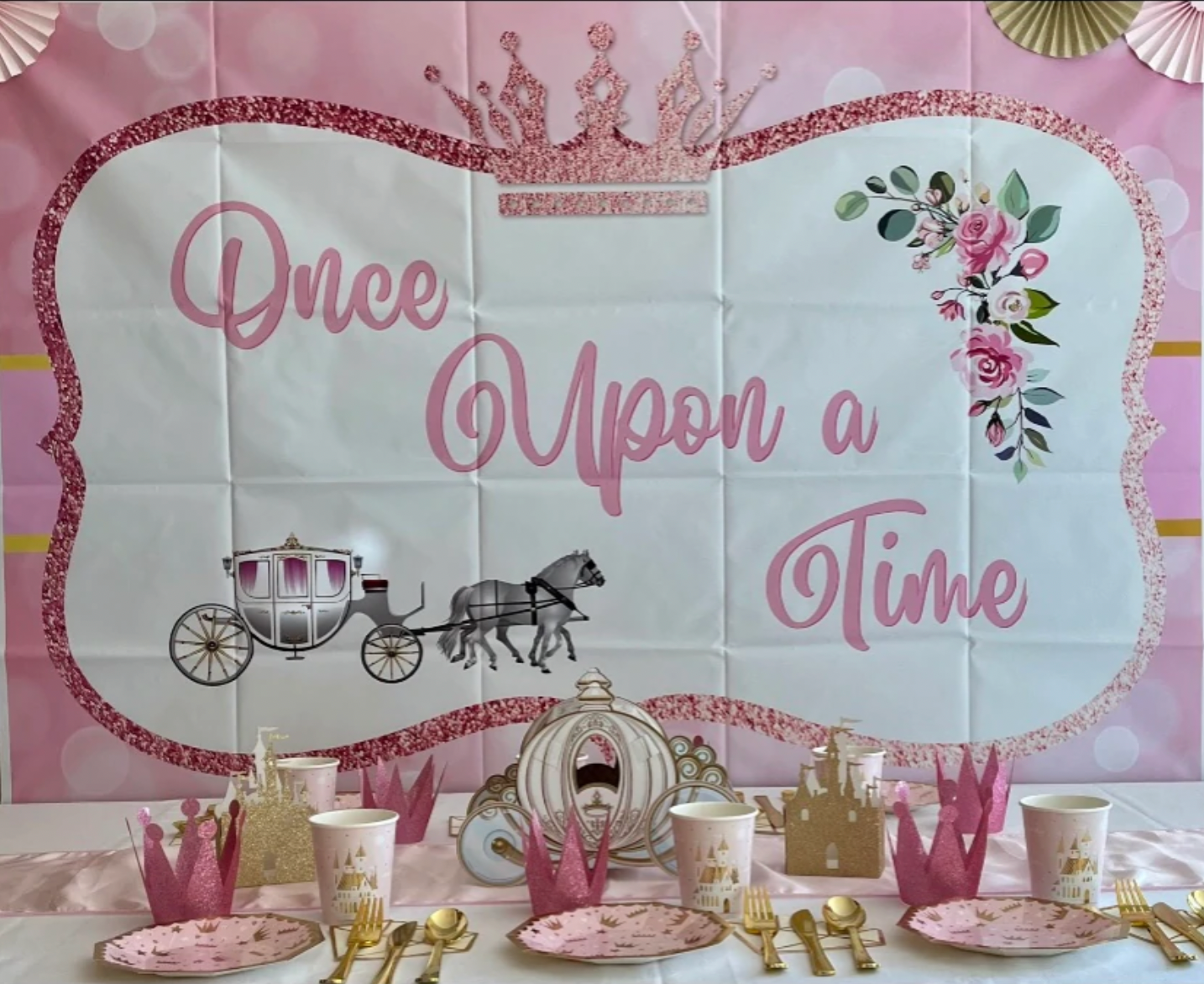 Princess party backdrop