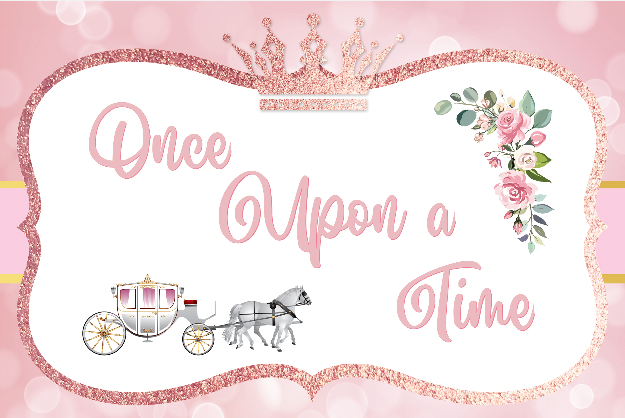 Princess party backdrop