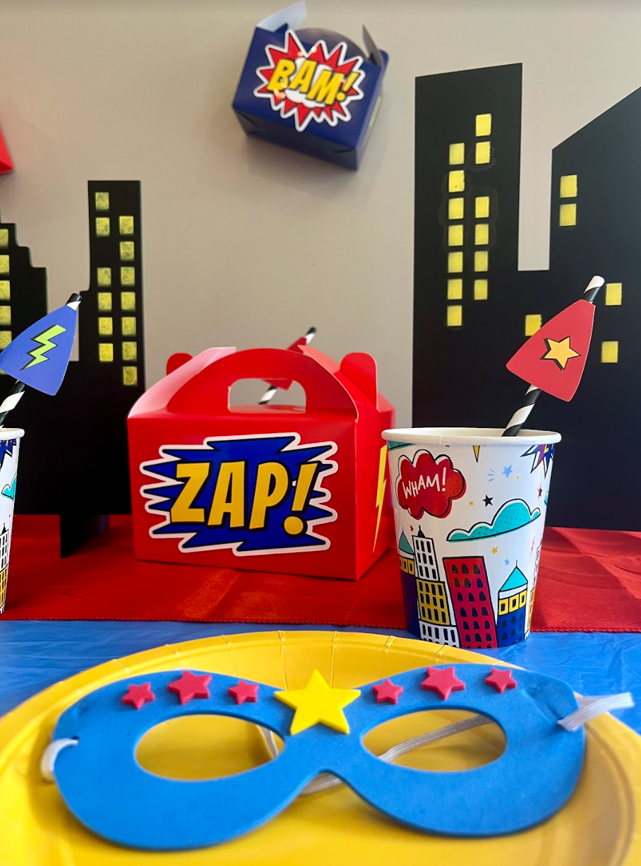 Superhero gift boxes