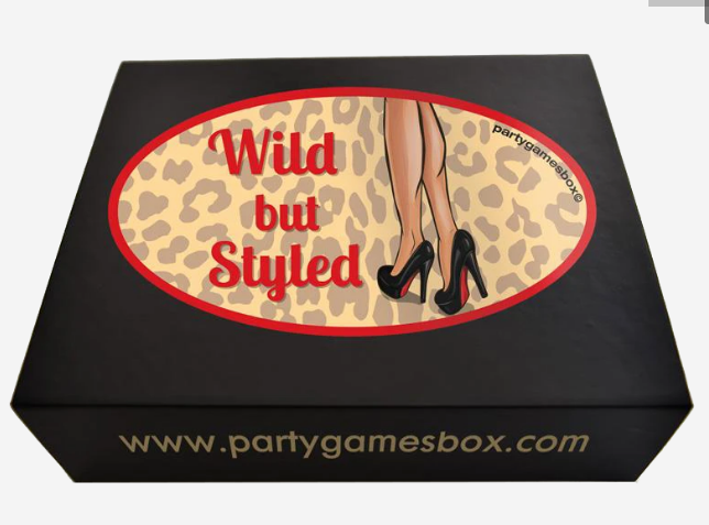 Hens party games box wild but styled