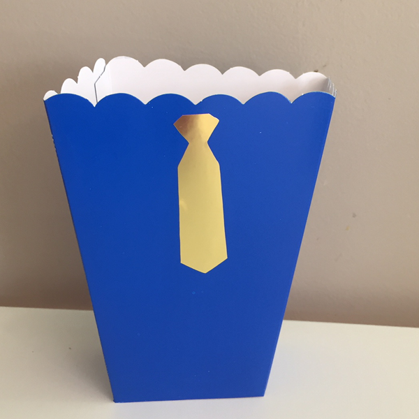 Mr Onederful popcorn box