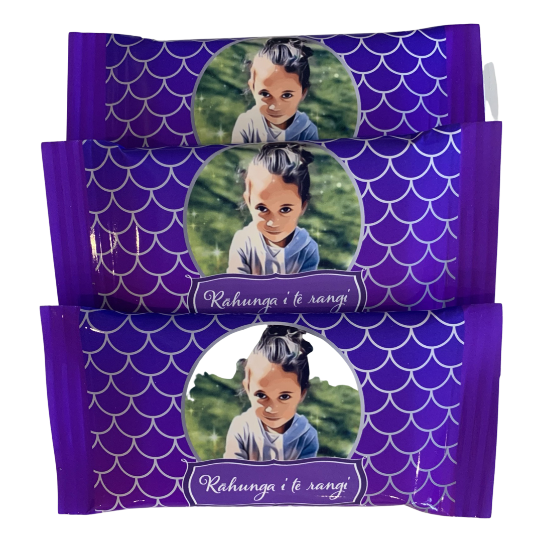 Mermaid themed personalised kit kats