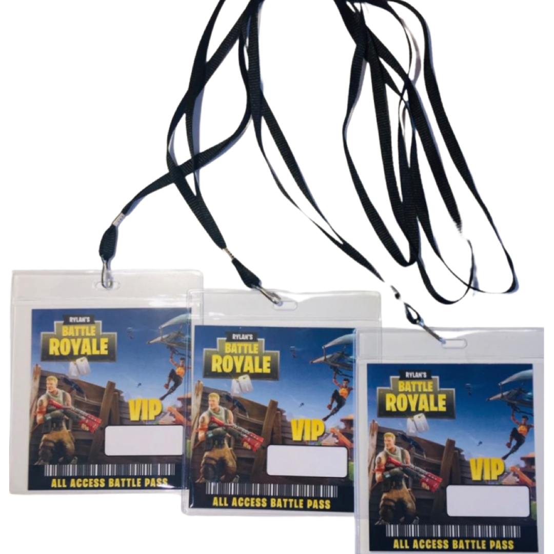 Fortnite party lanyards