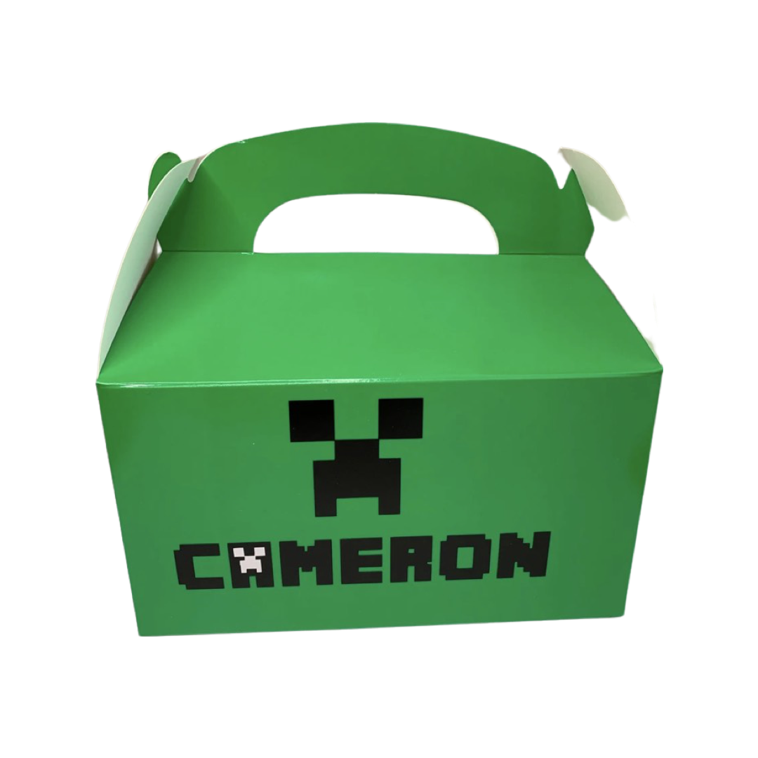 Minecraft personalised gift box