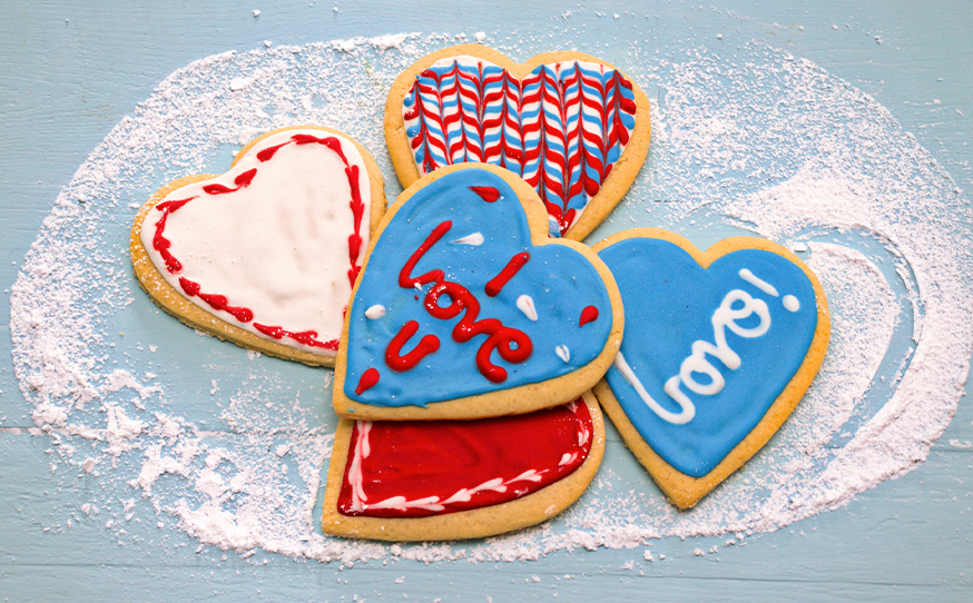 Chelsea Sugar Heart Cookies