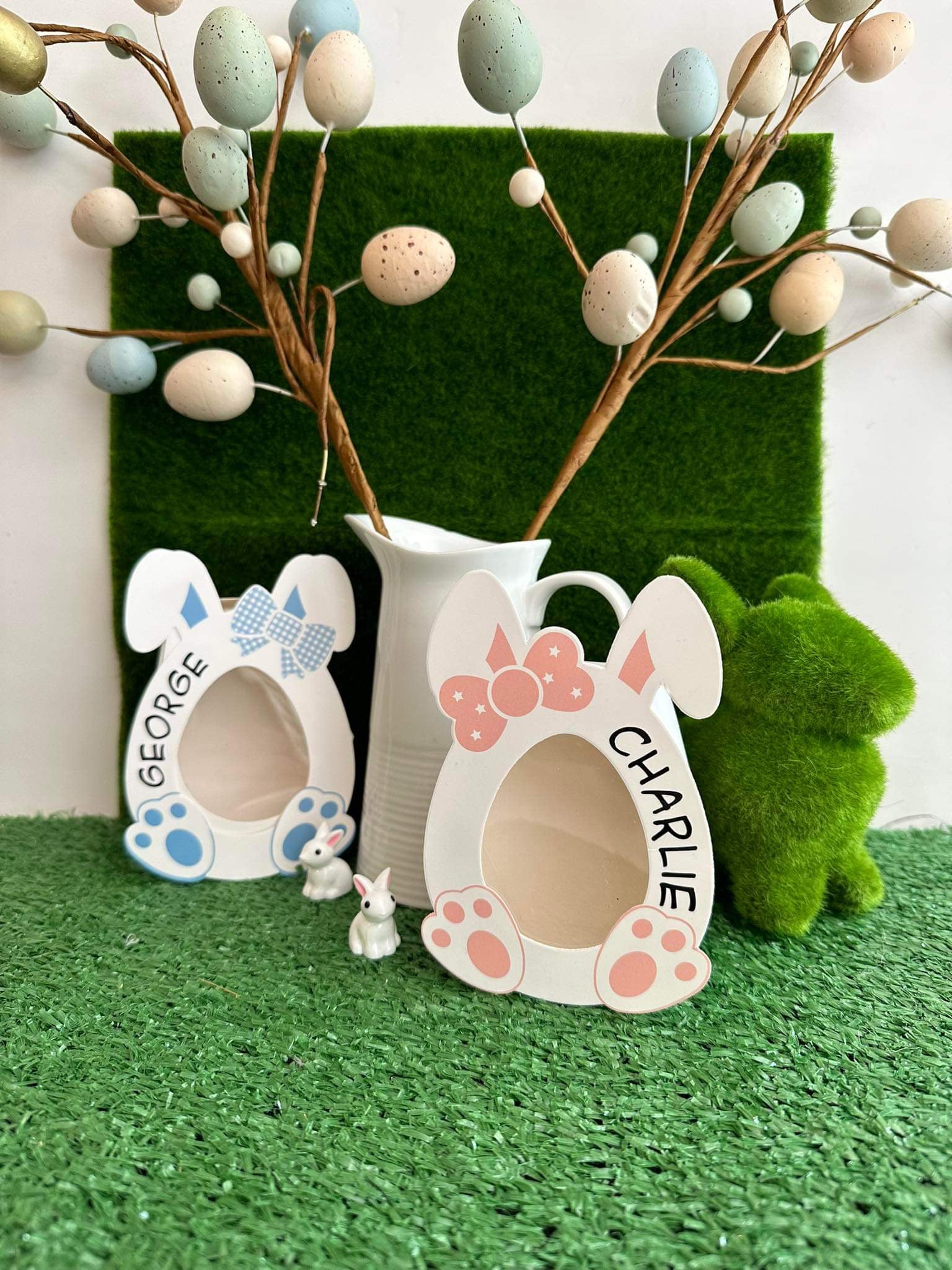 Mini personalised Easter bunny gift boxes