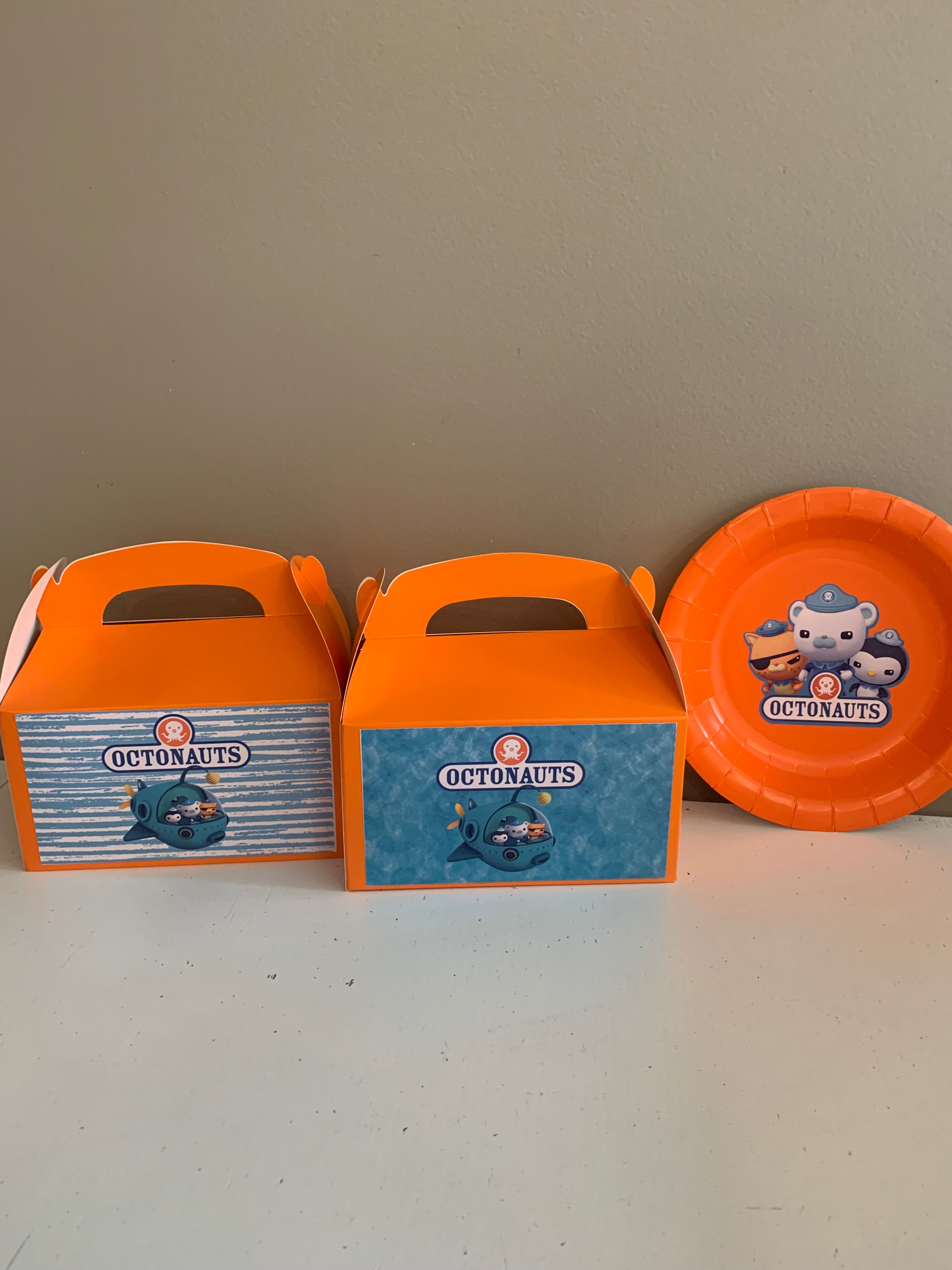 Octonauts themed party supplies NZ kids treat boxes