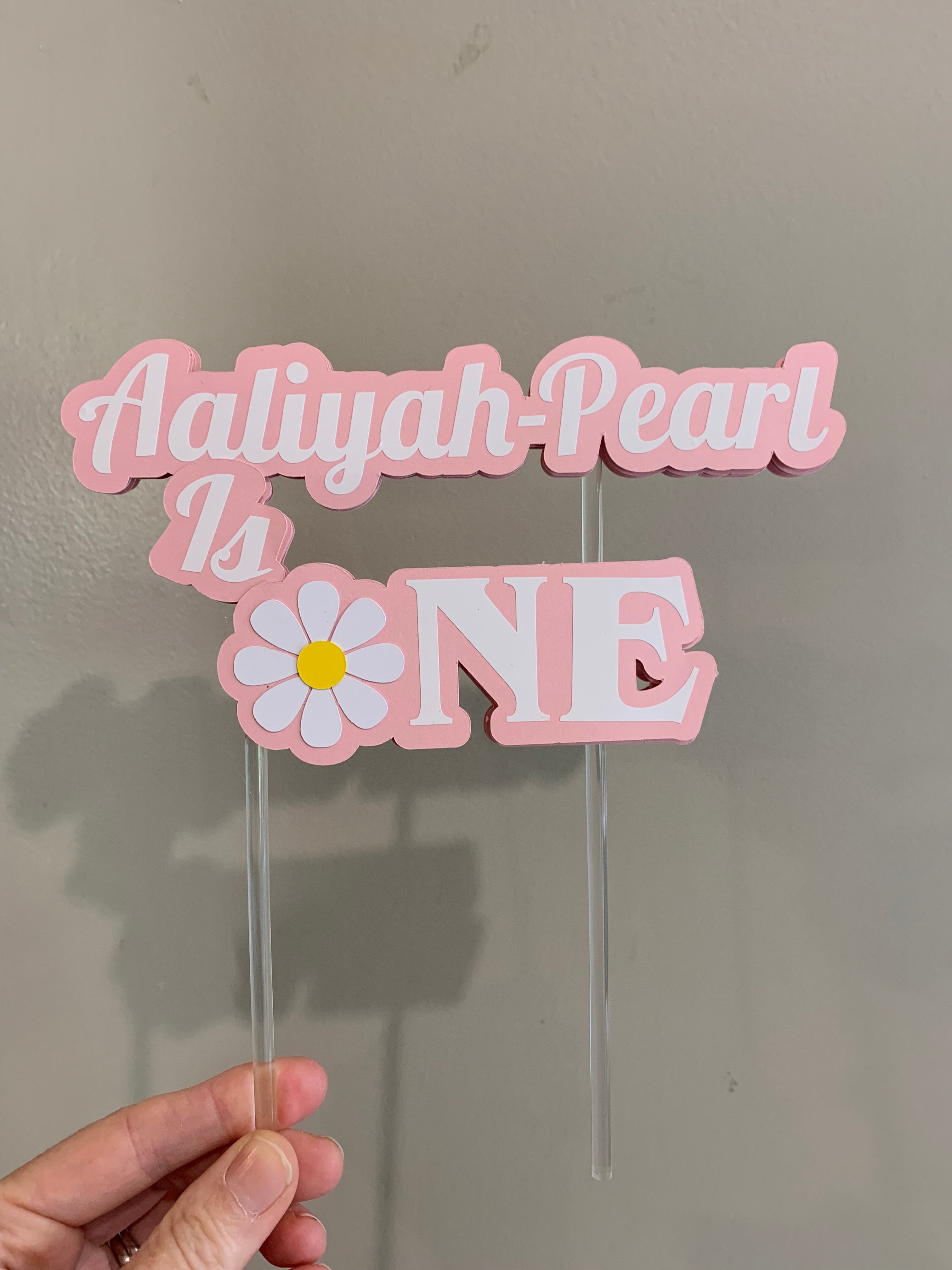 Daisy cake topper nz party supplies