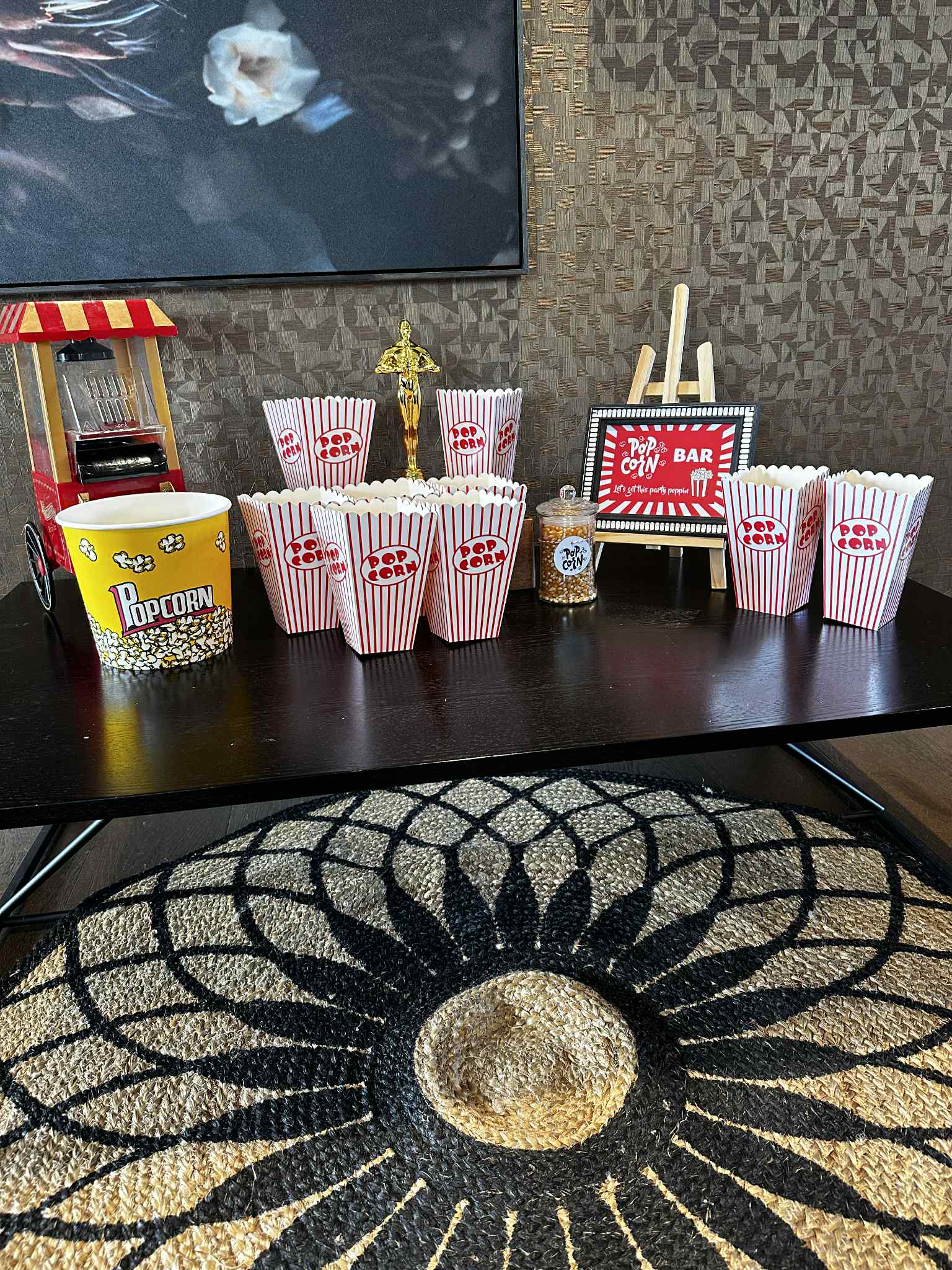 Popcorn bar Wellington party planner